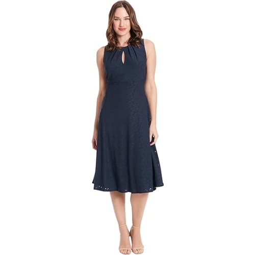 Dresses-Sleeveless-Fit-and-Flare-Dress-with-Pleat-Tucks